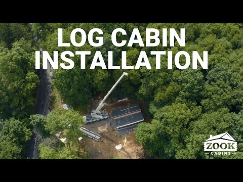 How Are Modular Log Cabins Installed? | Zook Cabins
