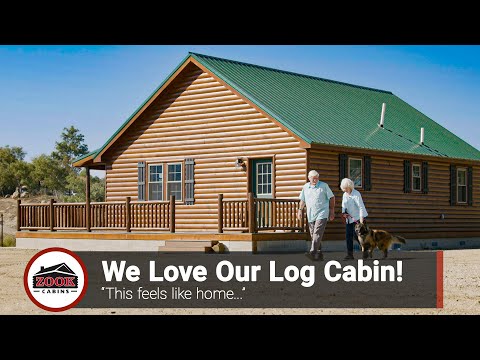This Couple Loves Their Modular Log Home!