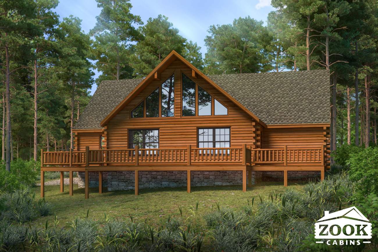 Beautiful Canyon Lodge Log Cabin home