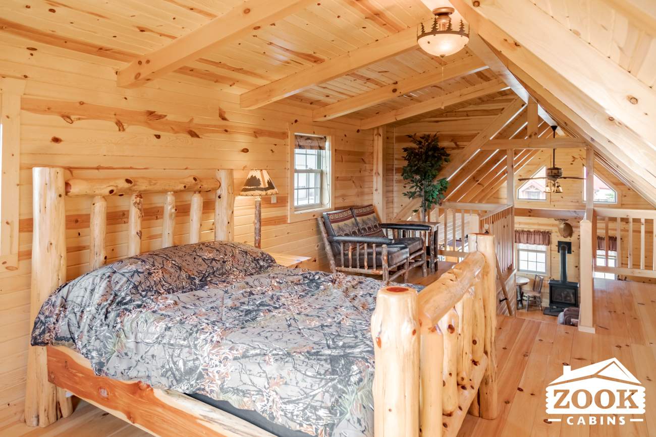 Modular log cabin home in colorado