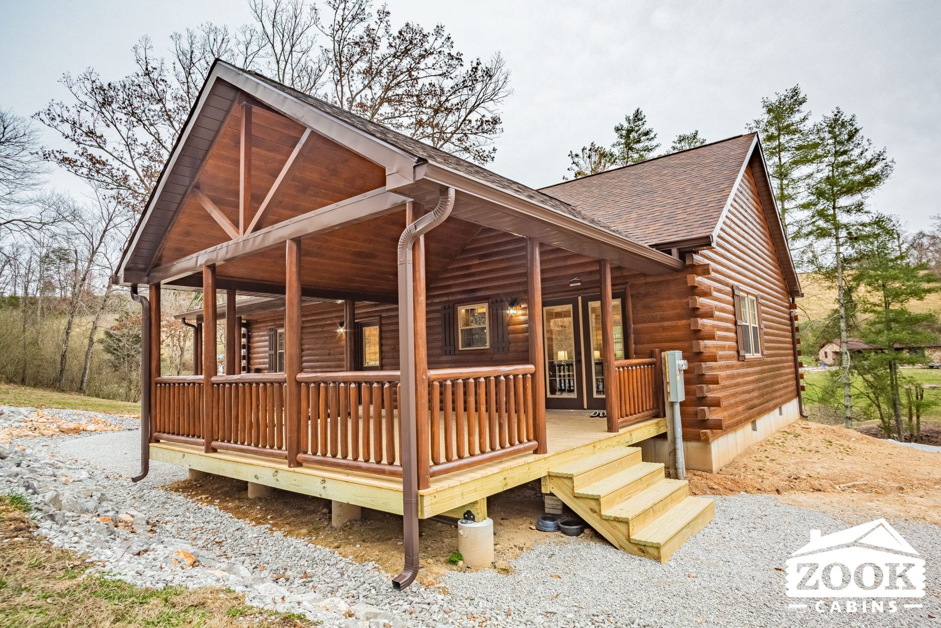 Beautiful 30' X 44' Sunset Ridge Log Home In La Follette TN