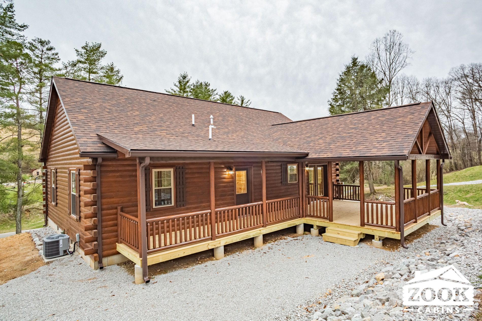 Beautiful 30' X 44' Sunset Ridge Log Home In La Follette TN