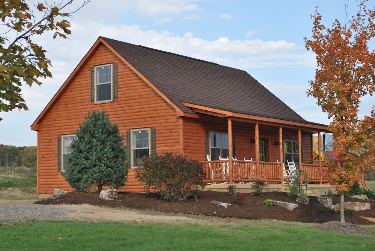 Gorgeous Amish Built Log Cabins Vs Manufactured Log Homes