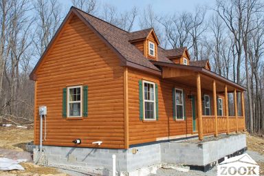 Single wide cabins with 3 dormers