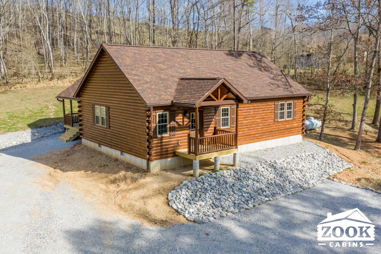 Sunset Ridge Cabin Rancher Luxury Log Home Zook Cabins