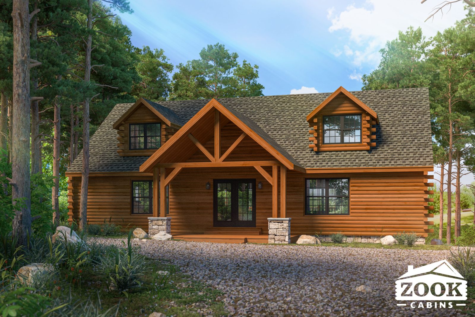 Modular Log Homes In Bios Pics