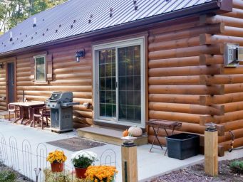 Patio Doors for Your Log Cabin
