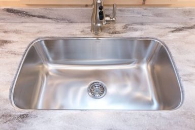 Single Bowl Sink for Your Log Cabin
