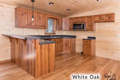 Oak flooring for Your Log Cabin