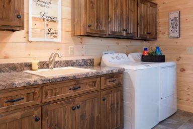 Pine Cabinets for Your Log Cabin