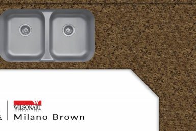 Milano Brown tops for Your Log Cabin