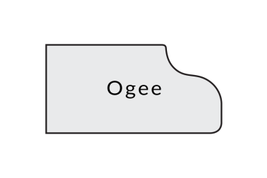 Ogee Quartz solid surface countertop for Your Log Cabin