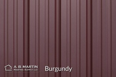 Burgundy Metal Color for your Log Cabin