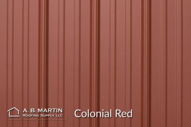 Colonial Red Metal Color for your Log Cabin
