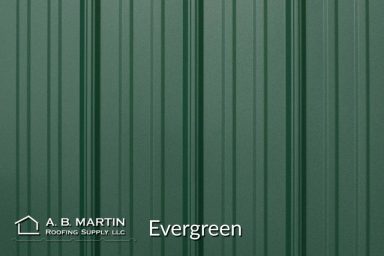 Evergreen Metal Color for your Log Cabin