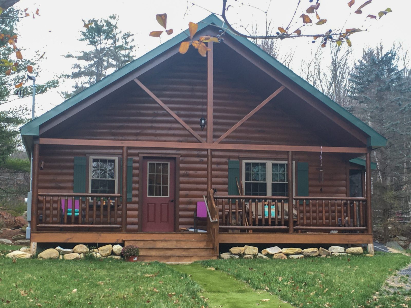 28x40 Settler Log Cabin In Massachusetts Designed By Zooks