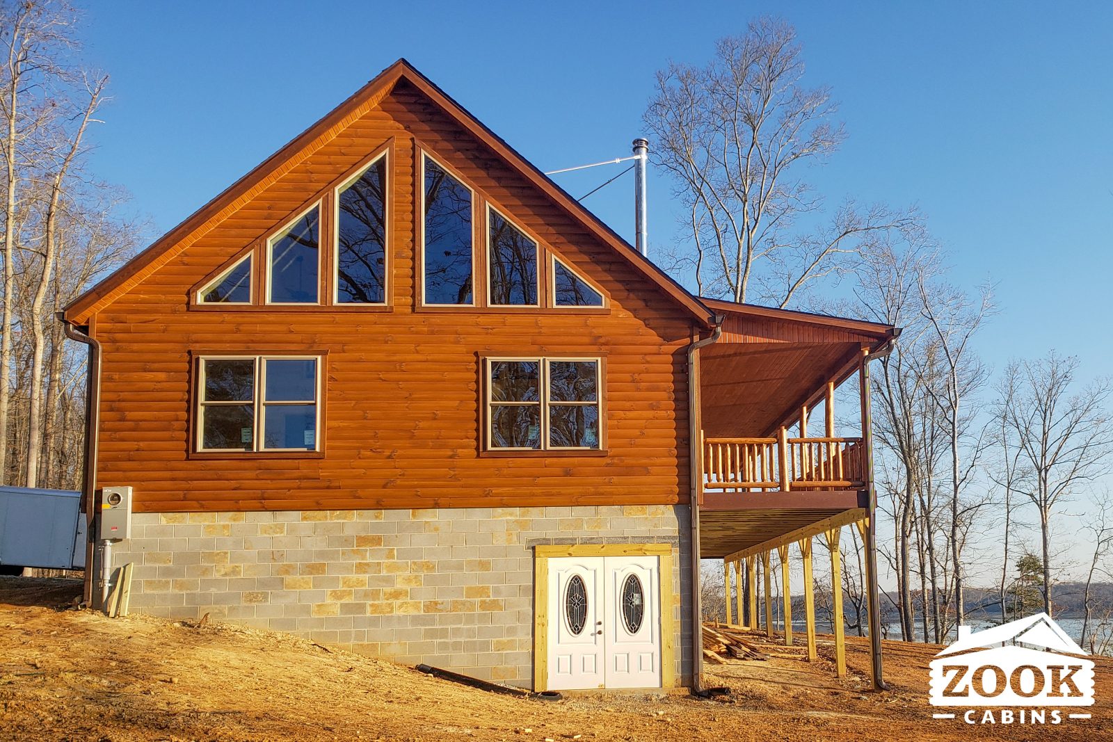 30x56 Glacier Log Cabin In Dandridge TN Zook Cabins