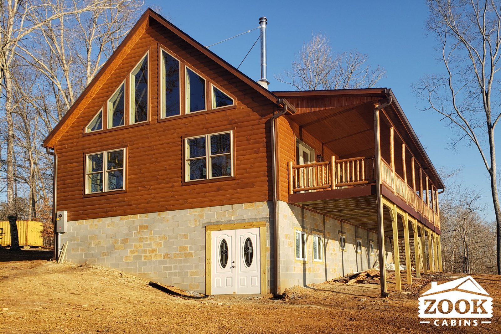 30x56 Glacier Log Cabin In Dandridge TN Zook Cabins