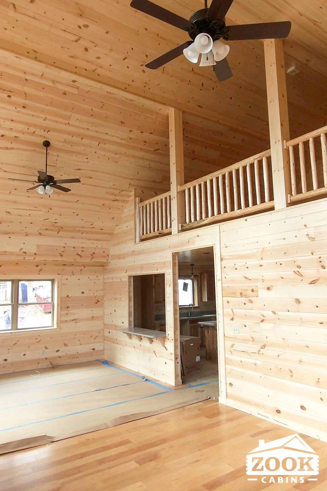 30x56 Glacier Log Cabin In Dandridge TN Zook Cabins