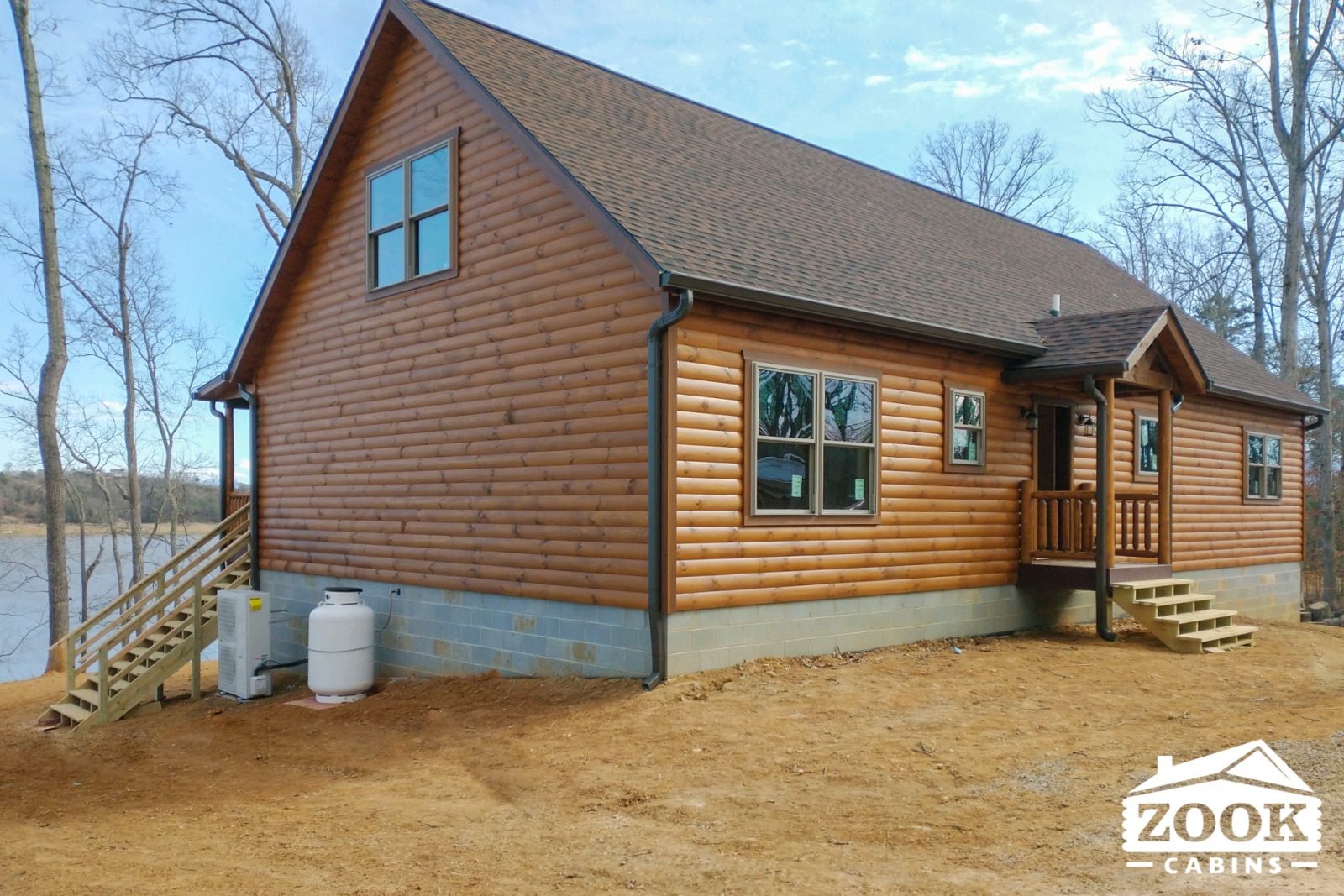 30x56 Glacier Log Cabin In Dandridge TN Zook Cabins