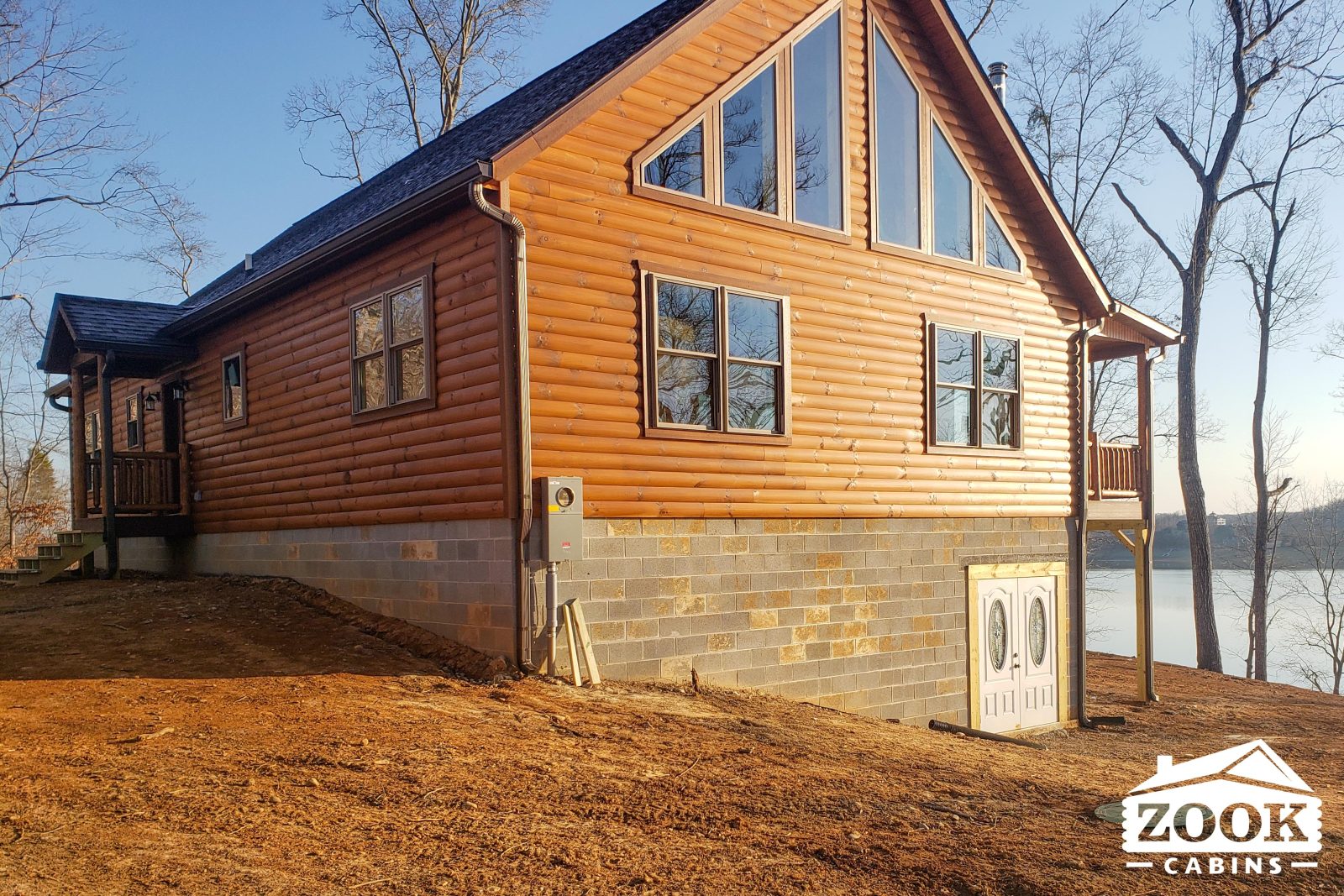 30x56 Glacier Log Cabin In Dandridge TN Zook Cabins