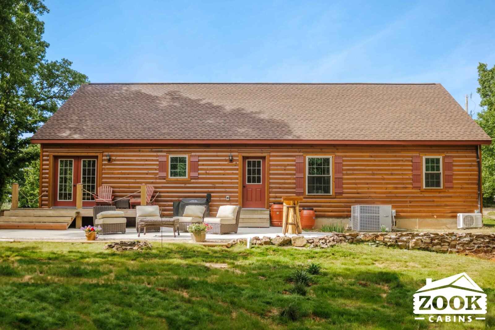 Charming Prefab Log Home In Stroud OK Zook Cabins 2023