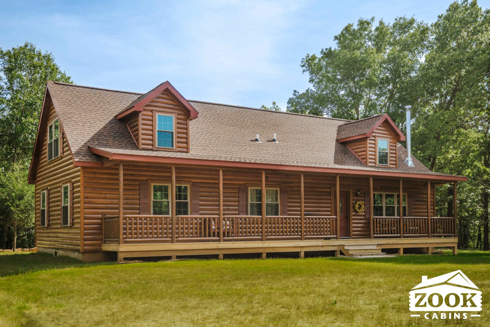 Charming Prefab Log Home In Stroud OK Zook Cabins 2023