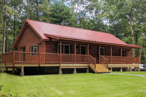 Prefab Log Home Amish Made