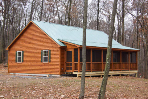 Prefab mountain log homes