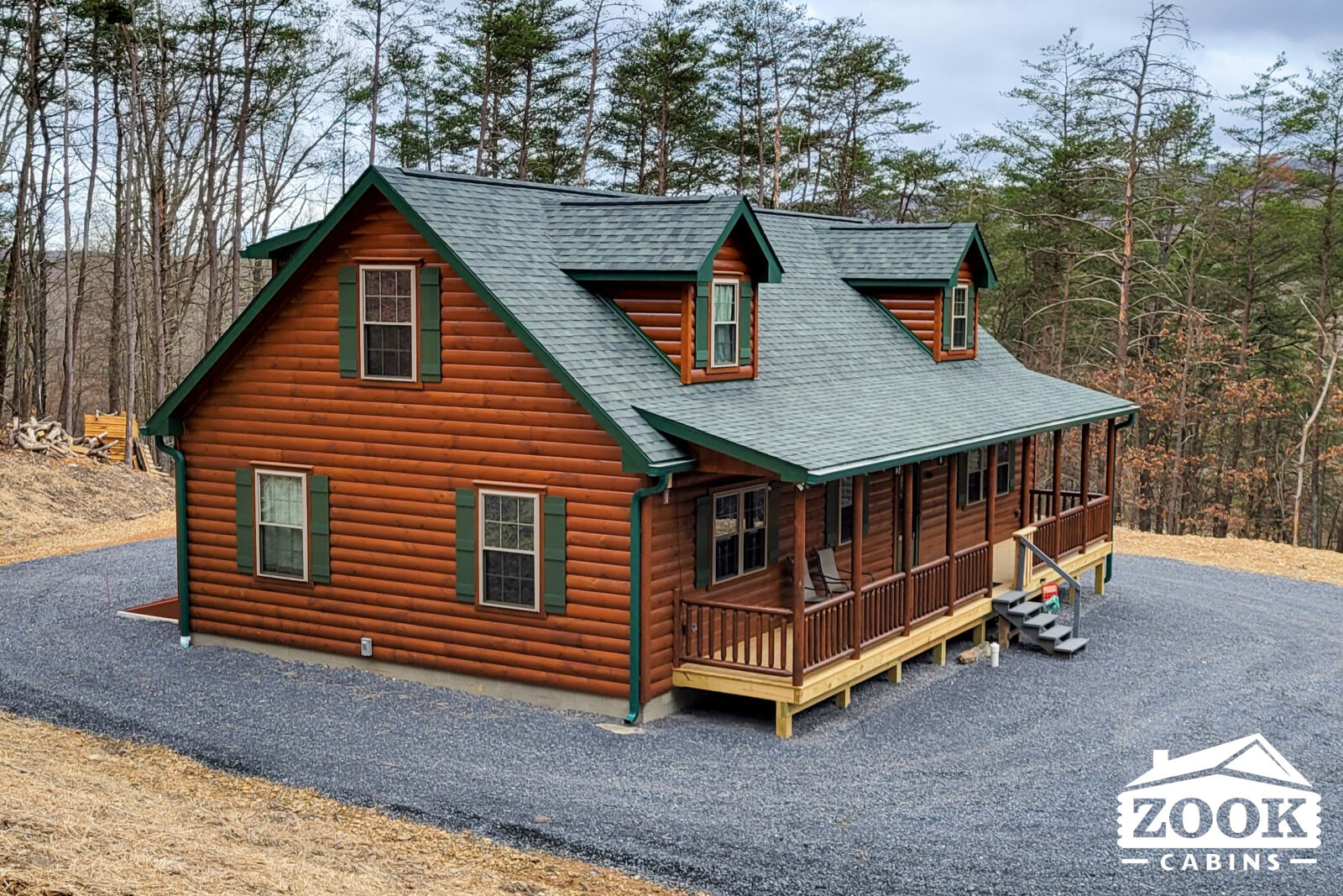2023 Mountaineer Deluxe Log Home Photos Zook Cabins