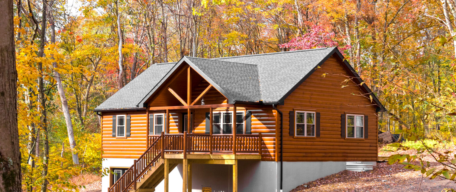 epic pioneer log cabin