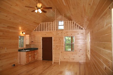 adirondack log cabin