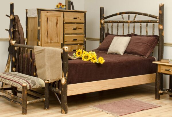 Hickory Bedroom Furniture | Rustic Wood Bedroom Furniture