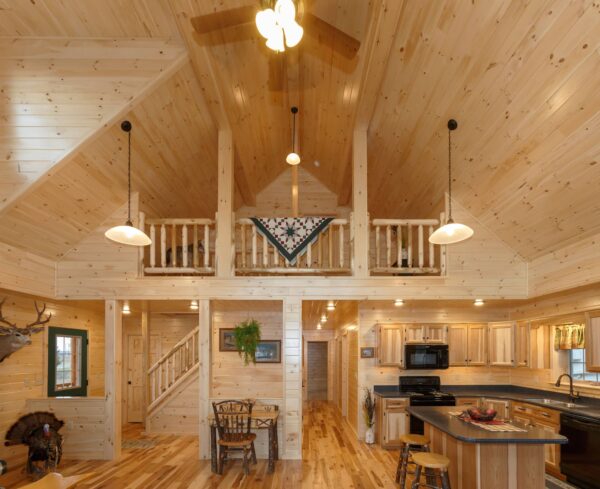 beautiful modular cabins with loft