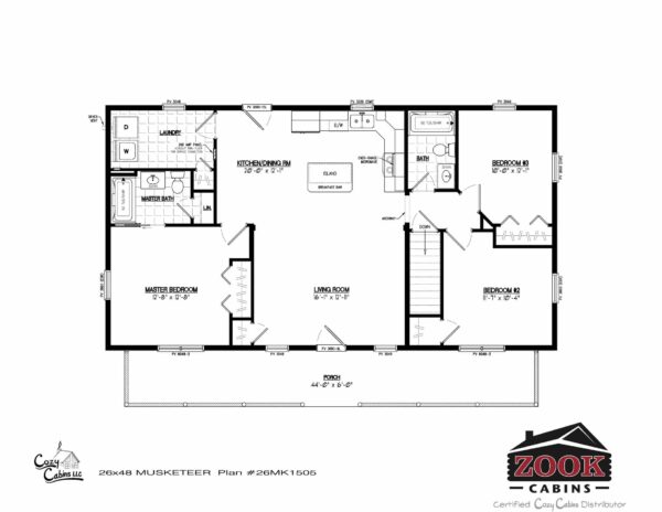 2023 Superb Musketeer Prefab Log Cabins | Zook Cabins
