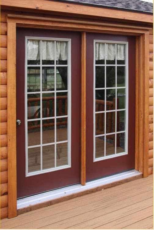 cabin french doors
